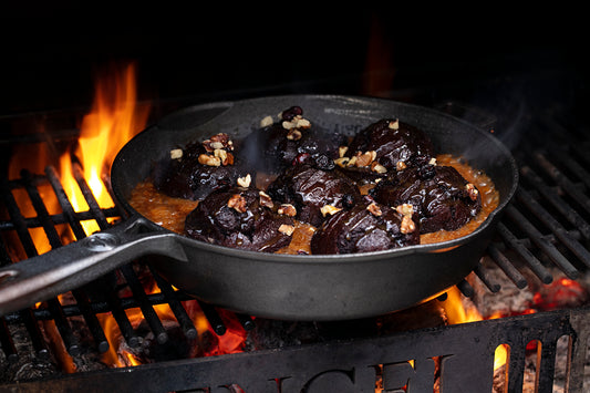 Baked Chocolate Cake in Salted Caramel Sauce